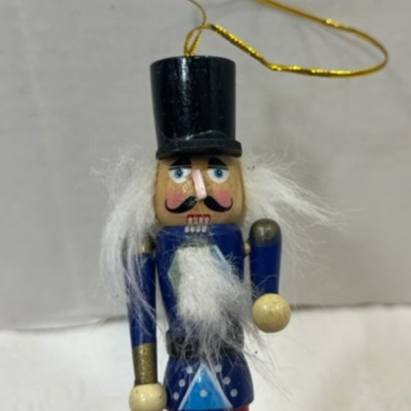 Wooden Toy Soldier Nutcracker Christmas Ornament 5" - Picture 4 of 8